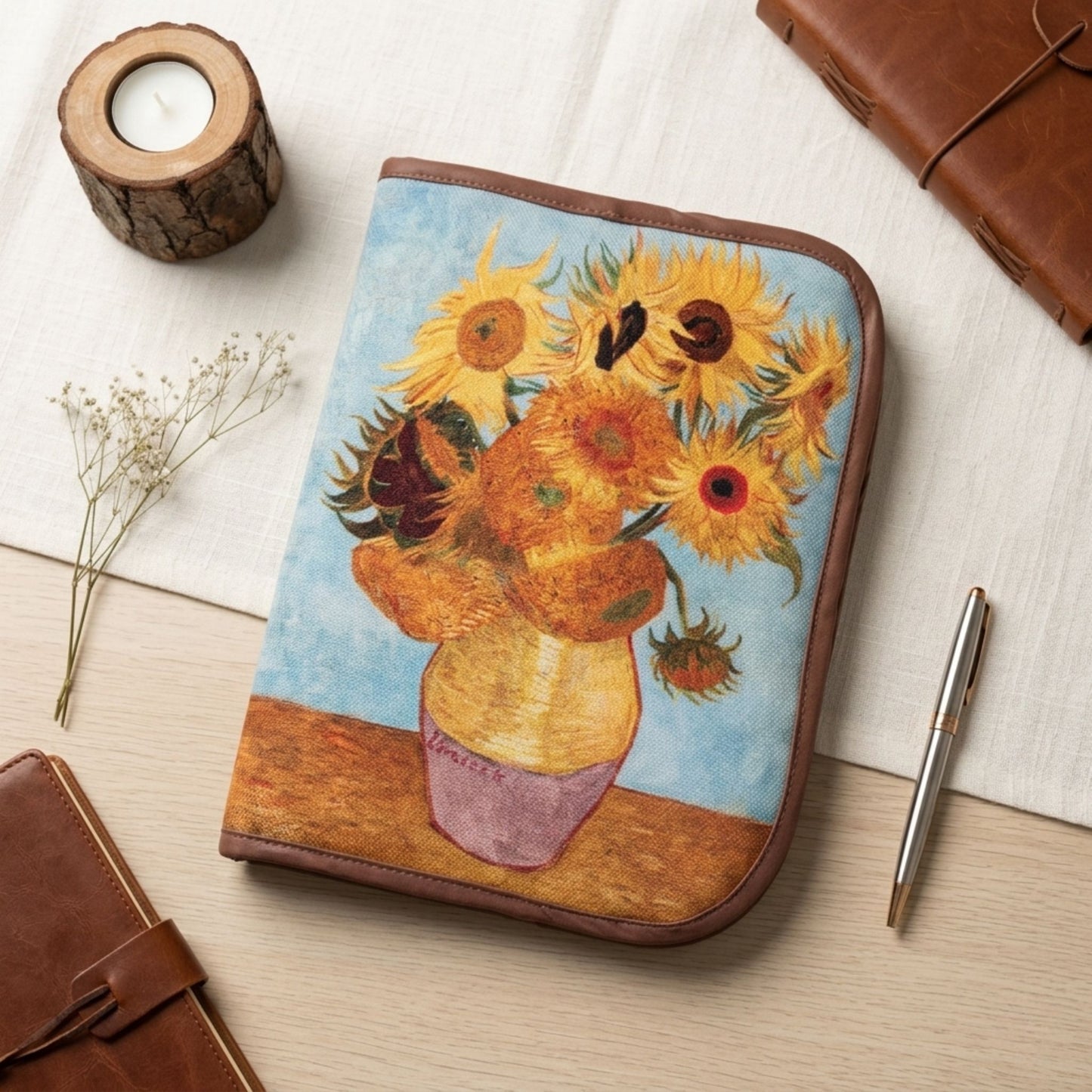 Vincent Sunflowers - Laptop & Evrak Çantası